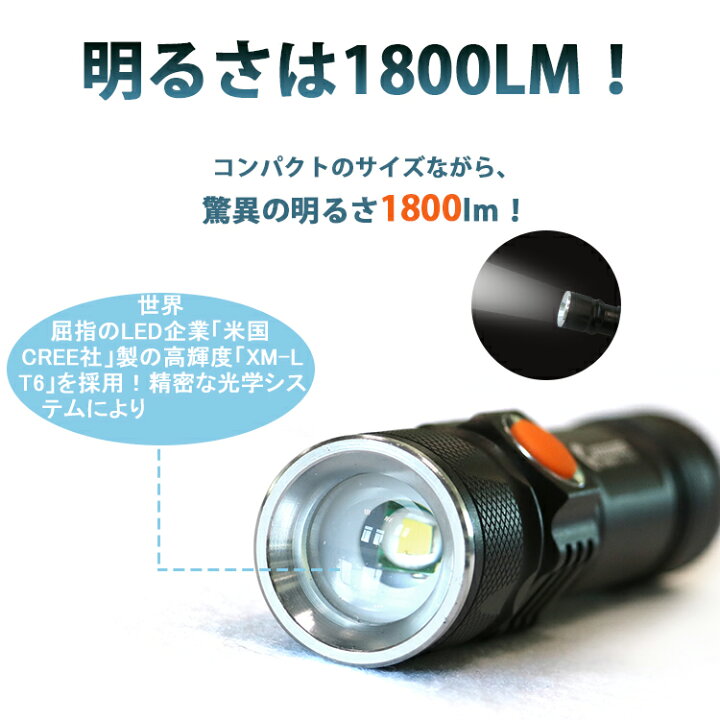 楽天市場】GOODGOODS LED 懐中電灯 強力 1800lm 軽量 LED 懐中電灯 usb 充電式 ハンディライト フラッシュライト cree LEDライト 充電式 ズーム付 災害対策 登山 犬散歩 夜行 台風 防災グッズ アウトドア用品 夜釣り キャンプ トレッキング 通勤 通学(ES-20U) : グッド ... 楽天市場】GOODGOODS LED 懐中電灯 強力 1800lm 軽量 LED 懐中電灯 usb 充電式 ハンディライト フラッシュライト cree LEDライト 充電式 ズーム付 災害対策 登山 犬散歩 夜行 台風 防災グッズ アウトドア用品 夜釣り キャンプ トレッキング 通勤 通学(ES-20U) : グッド ...