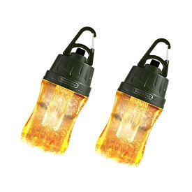 【2個セット】LEDランタン Stormlite 5W 300LM 無段階調光 充電式 IP65 防災 地震 台風 非常用 キャンプ アウトドア ナイトライト 常夜灯 BBQ 車中泊 登山 夜釣り SK-D7S GOODGOODS