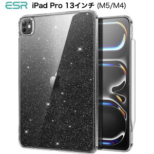 ESR iPad Pro 13�C���` �P�[�X�iM5/M4�A2025/2024�j��p ���^�y�� �ϏՌ��E�ϗ����ی�E�ω��� �n�C�u���b�h�P�[�X �n�[�h�w�ʂƃ\�t�g�t���[�� Pencil Pro/USB-C�Ή� Classic�V���[�Y �O���b�^�[�N���A