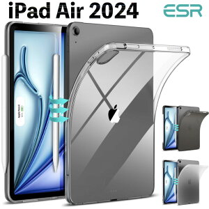 ESR iPad Air11C` (M3/M2) iPad Pro11C` iPad Air 5 P[X iPad Air4 P[X iPad 10.9C` TPUwʃJo[ Apple Pencil 2Ή y XtBbg NA ubN Jo[
