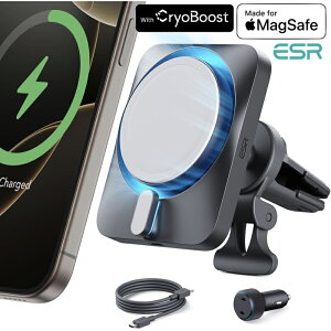yv~Aԍڏ[dZbgzESR 15W MagSafeԍڏ[d CryoBoostt Made for MagSafeF[d pt@ CCXԍڃz_[ iPhone17/Air/17Pro/17Pro Max/16/15/14/13/12V[YΉ [d 