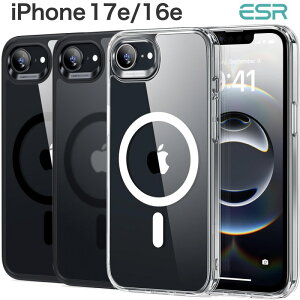 ESR iPhone 17e 16e �P�[�X�y3�{�ČRMIL�K�i�EMagSafe�Ή��ziPhone16e�P�[�X ���ϖh�~ �ϏՌ� �ČRMIL�K�i�F�� �ő�7�{�̎��̓��b�N ���C�����X�[�d �w��h�~ ����~�� �y���^ PC�w��TPU�o���p�[ Classic�n