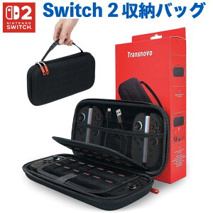 �����Ԓ�20%OFF�N�[�|����TRANSNOVO Nintendo Switch 2 �P�[�X Switch2 �Ή� �j���e���h�[�X�C�b�`�Ή� ���[�o�b�O ��e��24�Q�[���J�[�h�X���b�g�t�� �|�P�b�g���� (Joy Cons/�[�d�P�[�u��/�Q�[���J�[�h��