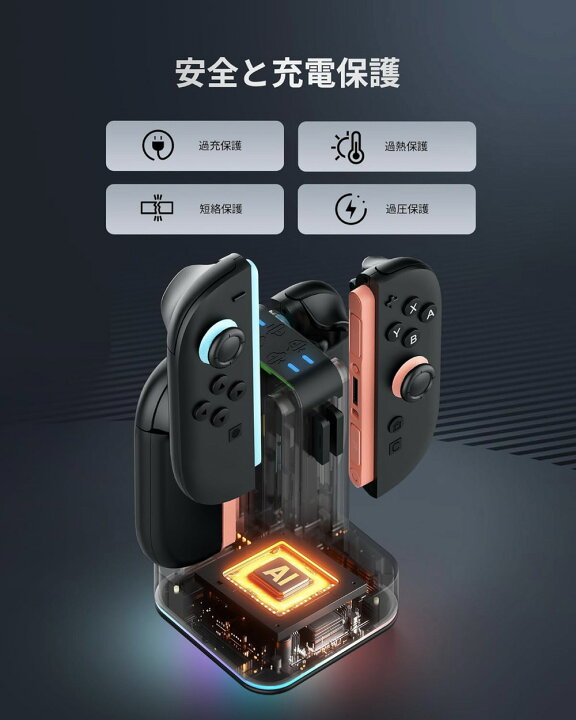楽天市場】TRANSNOVO Nintendo Switch 2 ジョイコン用 充電スタンド 