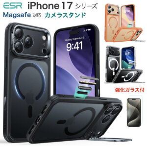 ESR iPhone 17 P[X iPhone Air iPhone 17 Pro 17 Pro Max Jo[ BJX^h JRg[{^Jo[ CP[X HaloLock MagSafeΉ  RpO[h̕ی ՌzR[i[ X^h