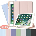 iPad 第11世代 A16 第10世代 ケース iPad Air 11インチ Air13インチ(M3/M2) Pro 11インチ(M4) mini 7/6 Air 5/4 iPad 第9世代 第8世代 第7世代 第6/5世代 iPad Pro 11インチ 第3世代 全9種類 カバー ペンシル収納タイプ TPUソフトケース