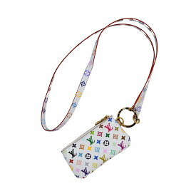 【極美品】LOUIS VUITTON ルイヴィトン ストラップポーチ ネックホルダー 小物入れ コインケース マルチカラーM14099 (23316)【中古】