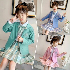 入学式 スーツ 女の子 フォーマル 子供服 卒業式 スーツ 女の子 スーツ 4点セット 入学式 入園式　小学生 スーツ スカート フォーマル