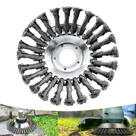 草刈り機 替え刃 ブラシヘッド　ワイヤーカッター　草刈機用チップソー　除草ホイール　雑草クリーニングツール ブラシカッター 【新規