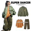 ミリタリージャケット MA-1 ダンス衣装 キッズ ヒップホップ 衣装 ブルゾン 子供ダンス服 キッズダンス衣装 韓国 K-PO…