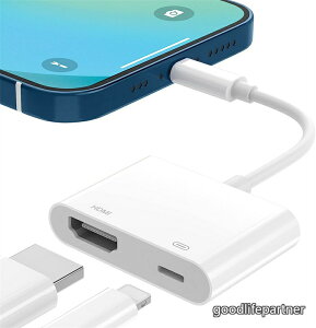 Phone HDMI �ϊ��A�_�v�^ lightning - digital av�A�_�v�^ iphone hdmi ���d�s�v hdmi�ϊ��A�_�v�^ Digital ���C�g�j���O �ϊ��P�[�u��