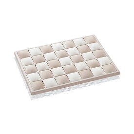 ＼レビューで1000円クーポン!／ karari多孔質セラミックフィットタイルバスマット Sサイズ ベージュ アネスティ
