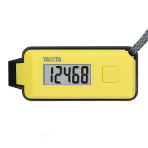 \レビューで1000円クーポン!/ TANITA タニタ 緊急ホイッスル付き3Dセンサー搭載歩数計「歩イッスル」 FB-738 イエロー