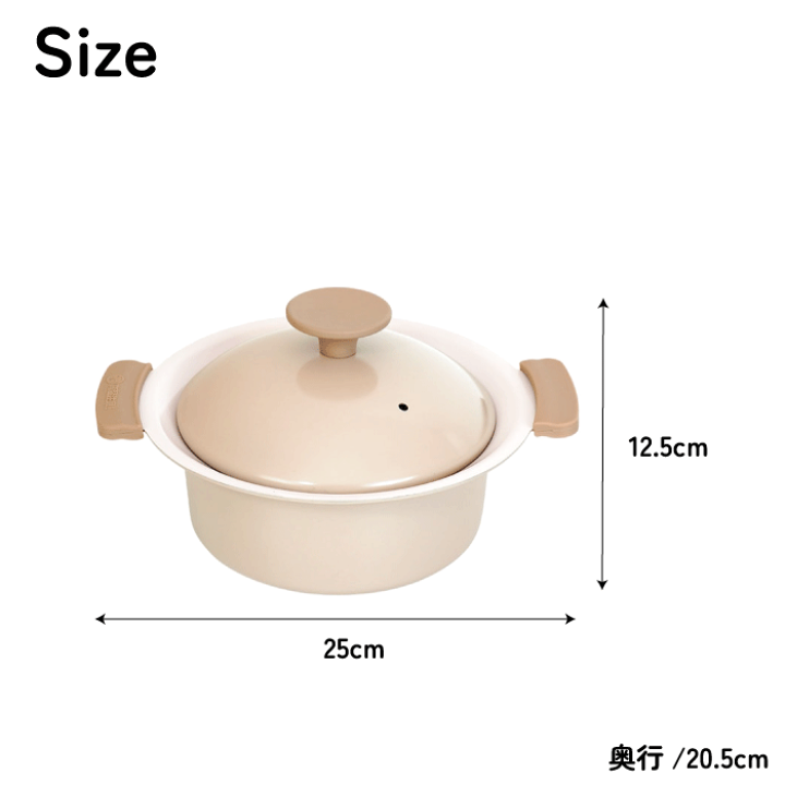 楽天市場】【ブラウン廃番完売】IH＆ガス火対応 ミニ 両手鍋 16cm