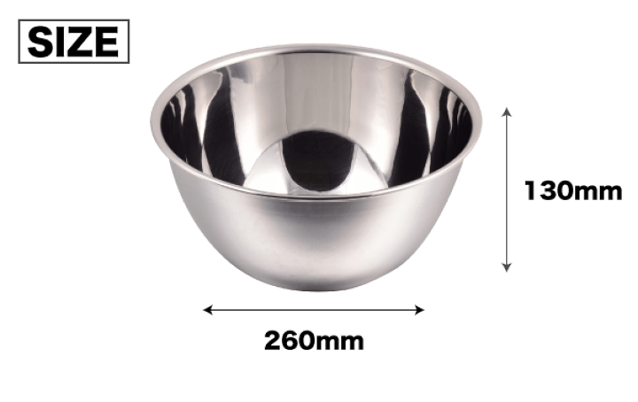 楽天市場】【○日本製】新潟県燕三条製 ボール 24cm 深型 サイズ