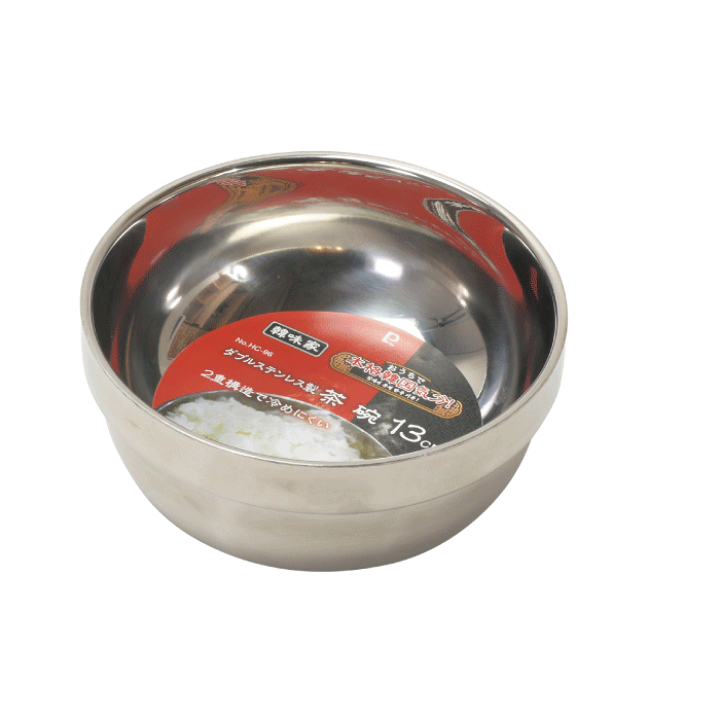 韓国茶碗 楽天市場】真空構造 ダブル ステンレス 製 茶碗 13cm 保温 冷めにくい