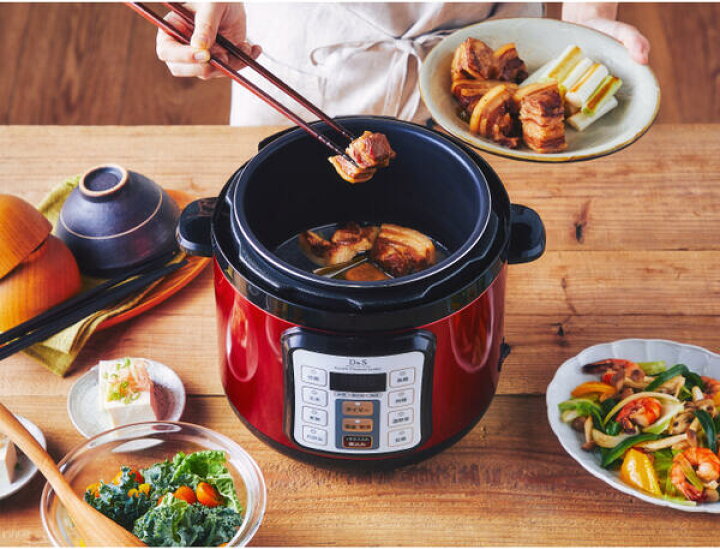 楽天市場】【廃番完売】 電気圧力鍋 4.0L D&S レシピ付き セット 圧力 