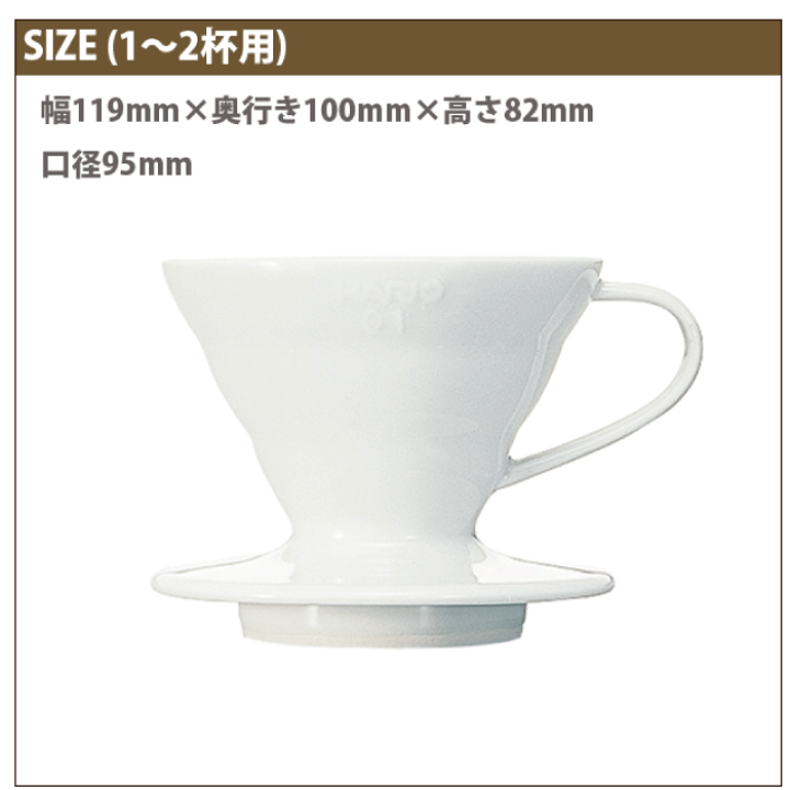 楽天市場】HARIO ハリオ V60 透過 コーヒードリッパー