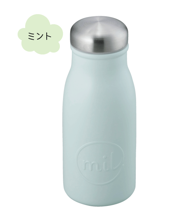 楽天市場】水筒 直飲み mil ミル まあるい形がかわいい