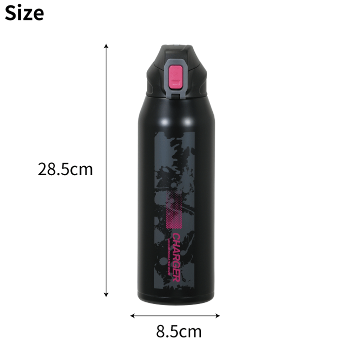 Rady 花柄 水筒 ピンク/ブラック 楽天市場】ダイレクトボトル 1100ml 1.1L 水筒 ファストチャージャー