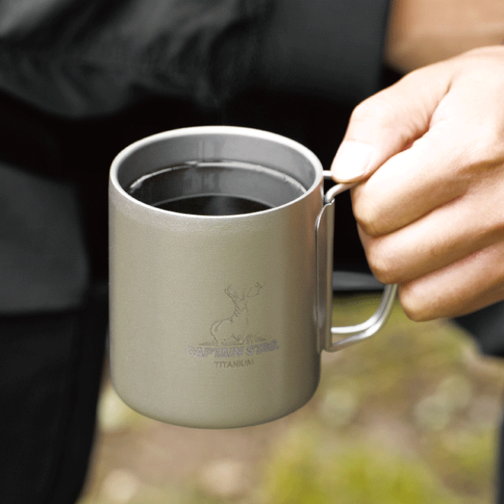 楽天市場】【○日本製】チタン製 ダブル マグカップ 300 300ml カップ