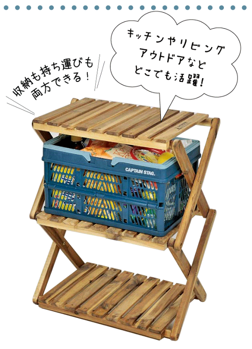 楽天市場】送料無料 折りたたみ式 ハンディコンテナ Mサイズ