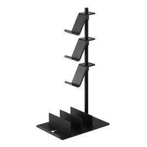 仕切りが動くゲーム機&コントローラースタンド スマート 山崎実業 smart ホワイト ブラック 1686 1687 収納 yamazaki