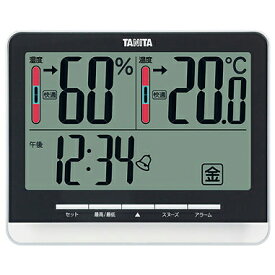 送料無料 タニタ デジタル温湿度計（置き・掛け両用タイプ）【TT-538-】【WH BK】【CP】