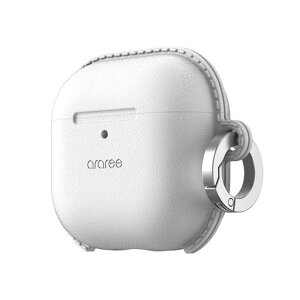 araree AirPods 4 �P�[�X AirPods ��4���� �P�[�X POPS �\�t�g �V���R�� �P�[�X [ �v�̂悤�ȃe�N�X�`���[ �t��V���R�� �G�A�[�|�b�Y4 �ی� �ϏՌ� �X�g���b�v�z�[���t�� ���C�����X�[�d ] �z���C�g