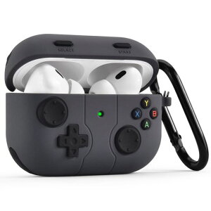 CAGOS AirPods Pro 2 �P�[�X ��1/2����Ή� �G�A�[�|�b�c�v�� �P �[�X �J�o�[ �V���R���P�[ �X 3D ���� Airpods Pro ���[�P�[ �X ������ ������� ���C�����X�[�d�Ή� �J���r�i�t�� LED���C�g��