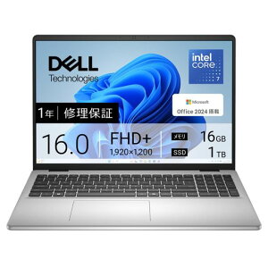Dell�m�[�g�p�\�R��Dell16DC1625016�C���`IntelRCoreTM7�v���Z�b�T�[150U������16GBSSD1TBWindows11�v���`�i�V���o�[