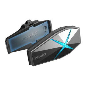 ASMAX F1 �o�C�N �C���J�� 10�l�������b�V���ʐM�\ Bluetooth5.3 ���{�ꉹ������ ���Ђ̃o�C�N�p�C���J���Ɛڑ��\ ���y�Ȃ���ʘb �f���A���`�b�v�E�I�N�^�R�A �o�C�N�p�ʐM�@�� �����ʐM�c