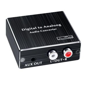 BLUPOWDAC�f�W�^���A�i���O�ϊ�����E�������͉E�������RCA+3.5mm�X�e���I�o�̓I�[�f�B�I�ϊ�����f�W�^���A�i���O�ϊ�DA�R���o�[�^�[DigitaltoAnalogConverter