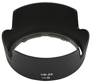 NinoLite HB-69 �AAF-S DX 18-55mm f/3.5-5.6G VR II �p�����Y�t�[�h�A�t�[�h�t������t�\�A���������܂܂Ńt�B���^�[�⃌���Y�L���b�v��t�\