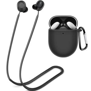 �y�P�[�X&�X�g���b�v�zMiimall�Ή� Google Pixel Buds Pro �P�[�X �X�g���b�v �����h�~ Google Pixel Buds Pro�J�o�[ �J���r�i�t�� �����h�~ �����[�d�\ �����^�ѕ֗� �O�[�O�� Pixel Buds