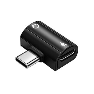 SZSLTypeC�C���z���ϊ��A�_�v�^2in1USB-Cto3.5mm�I�[�f�B�I�ϊ��A�_�v�^�[PD60W�}���[�dDAC����Hi-Fi����ForAndroid/Pad/Gal-axy/Mac-Book/TypeC�Ȃǋ@��ɓK�p