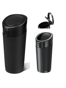 GZZYPZ車用ミニゴミ箱2個セットカバー付き防漏防水防臭ポータブルカップホルダー車内用アイテム