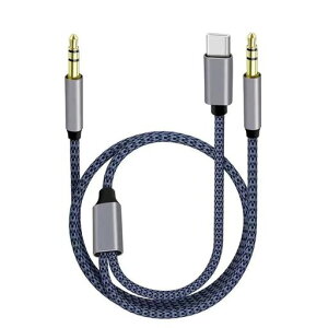 JuckierType-C&3.5mmto3.5mmI[fBIP[uDACHIFIauxP[uCzWbNϊ^CvcJ[I[fBI/X}zڑ1.2m`USB-C/Thunderbolt