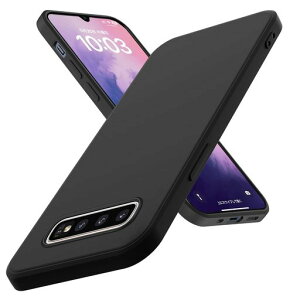 WZOYXOC�ƌ݊����̂���GalaxyS10�p�̃P�[�X�ϏՌ�TPU�t��V���R���S���_����^�Ռ��z���w��h�~���C�����X�[�d�Ή��X�g���b�v�z�[���t���C�菝�h�~�l�C�ϏՌ��J�o�[(�u���b�N)RP73-MS-S10-HEI