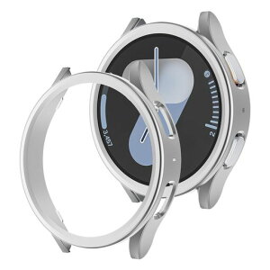コンパチブルSamsungGalaxyWatch7ケース44mm40mm、コンパチブルGalaxyWatch7カバー44mm40mmPC素材耐衝撃高透過率超薄型装着簡単全面保護カバー高感度取り付け簡単バンパー