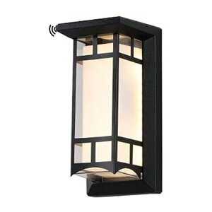 ALLUCK人感センサーライトブラケットライト玄関ライトポーチライトセンサーライト明暗センサー和風ブラケットライトウォールランプアンティーク調北欧工業系レトロモダンE26口金居間照…