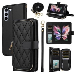 Elisorli for Samsung Galaxy Z Fold 6 5G 2024 ���/�V�����_�[�X�g���b�v �J�[�h�X���b�g �W�b�p�[���z �X�^���h ���� �g�ѓd�b�̃J�o�[ ���� ZFold6 Z6 G Fold6 ZFold 6Z