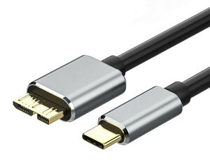 VECASDENUSBTypeCtoMicroB3.0�ϊ��P�[�u��USBC�O�t���P�[�u���ő�5Gbps�����f�[�^�]��3A�}���[�d�����b�L�R�l�N�^MacBook(Pro)/GalaxS5Note3/�J�������Ή�-1m