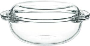 iwaki(イワキ)耐熱ガラスキャセロール1.5LB683電子レンジ調理炊飯オーブン蒸し器煮込みボウル食洗機可