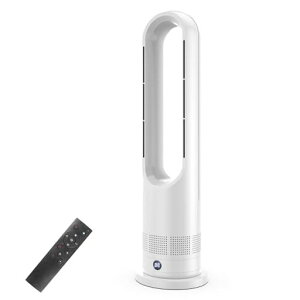 タワーファン扇風機セラミックヒ一タ一スリム扇風機【冷暖両用&羽根なし&DCモーター電気代節約】ファンヒーター電気ファンヒーター3段階暖風・8段階冷風切り替え100°左右首振り1-9Hタイ…