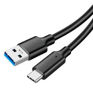 LUYINGUSBTypeC�P�[�u��(USB-CtoUSB-A3.2)�����[�dPVC�ގ����x10GbpsiPad/SamsungGalaxy/�^�u���b�g/�m�[�g�p�\�R���p0.5m�u���b�N