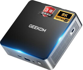 【1095日保証・法人向】GEEKOM Air12 Intel 7505 AI隔離サンドボックスPC 省電力・静音 mini pc