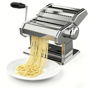 製麺機パスタマシン家庭用手回し版簡単に麺を作る2種カッター2mm細麺/4mm太麺食品級ステンレス製衛生的ヌードルメーカー分離式製麺機パスタマシン家庭/業務兼用お手入れ簡単料理道具日…