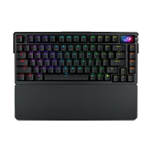 ASUS �Q�[�~���O�L�[�{�[�h ROG Azoth Extreme 75%���C�A�E�g �z�b�g�X���b�v�Ή� 3�w�����݌v �L�[�{�[�h OLED�^�b�`+3WAY�m�u���� �A���~�������P�[�X �}�O�l�b�g���X�^���h �L�[�{�[�h