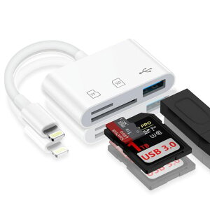 OcbuoiPhoneSDJ[h[_[3in1OtJ[h[_[ݒsvUSB/SD/TFJ[h[_[USB3.0of[^]Lightningiphonef[^ڍsX}z]Lightningto